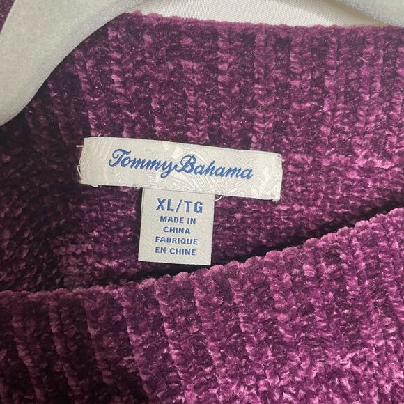 Tommy Bahama Womens Purple Sweater Size XL - Picture 2 of 4